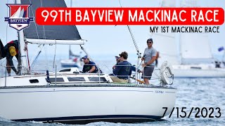 99th Bayview Mackinac Race  7152023 [upl. by Haggi]