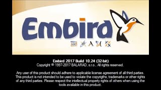 Embird 2017 in Windows 11 [upl. by Najar]