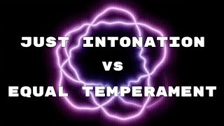 Just Intonation vs Equal Temperament visual demonstration [upl. by Catlaina]