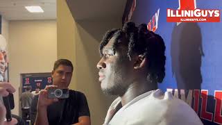 Illinois OLB Gabe Jacas PreWeek 3 vs Central Michigan Media Session  Sept 11 2024 [upl. by Karl]