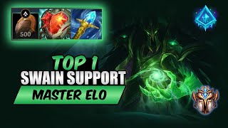 Wild Rift Swain support TOP 1  S13 rank game  build [upl. by Nerha603]