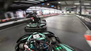 Wavre Indoor Karting Championship WIK  Round 2 of first race Senior [upl. by Rodrich]