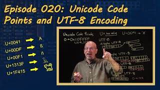 Ep 020 Unicode Code Points and UTF8 Encoding [upl. by Ephraim]