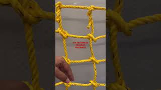 12 mm rope single layer safety net for climbing commando training cargo lifting by S M Enterprise [upl. by Ventura149]