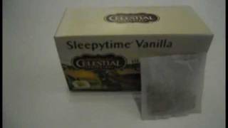 Tea Review Celestial Seasonings Sleepytime Vanilla Herbal Tea [upl. by Mosenthal403]