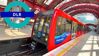 ⁴ᴷ⁶⁰ Exploring Londons Docklands Light Railway DLR [upl. by Nanah]