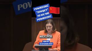 TO BYŁA OBIETNICA WYBORCZA donaldtusk sejm annagembicka polityka [upl. by Reifinnej321]