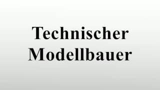 Technischer Modellbauer [upl. by Ottie290]