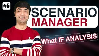 Scenario Manager in Excel  Excel What IF Analysis [upl. by Dannye]