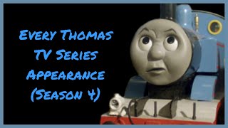 Every Thomas TV Series Appearance Season 4  Thomas and Friends Compilation [upl. by Dyrrej]