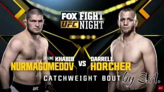 Khabib Nurmagomedov vs Darrell Horcher wight in [upl. by Lassiter]