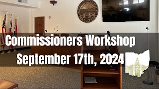 Trumbull County Commissioners Workshop September 17th 2024 [upl. by Sug294]