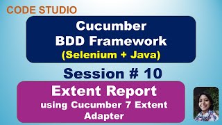 Cucumber BDD Framework Development selenium  Java in Hindi 10  Extent Report  Practical Demo [upl. by Manville]