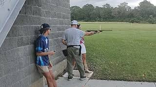 Miss Florida learning how to shoot skeetPbasacom [upl. by Opiak]