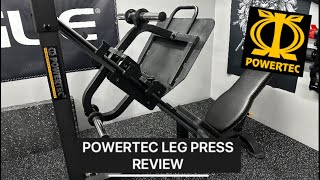 Powertec Leg Press Review [upl. by Anaujnas]