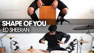 SHAPE OF YOU  Ed Sheeran DRUM COVER [upl. by Notlih]