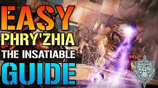 Destiny 2 Grasp Of Avarice EASY quotPHRYZIAH The INSATIABLEquot OGRE BOSS Dungeon Guide [upl. by Suaeddaht]