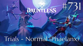 Dauntless Walkthrough Part 731  Trials  Normal Phaelanx 1 No Commentary [upl. by Aisatana]