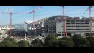 Stade Vélodrome  Time lapse construction de Jean Bouin [upl. by Kenric]