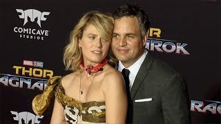 Mark Ruffalo and Sunrise Coigney quotThor Ragnarokquot World Premiere Red Carpet [upl. by Nina]