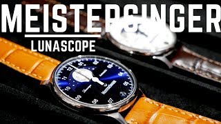 Meisteringer Lunascope Moonphase Watch Review [upl. by Oigroig]