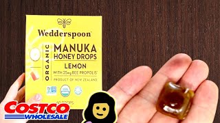 Wedderspoon Organic Manuka Honey Drops  Costco Product Review [upl. by Jaquenette598]