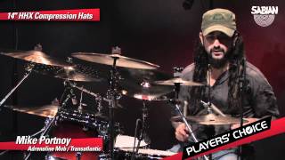 SABIAN Players Choice  Mike Portnoy Demos the 14quot HHX Compression Hats [upl. by Uol]