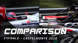 Faggioli vs Merli  Cividale Castelmonte 2020  Comparison [upl. by Htesil]