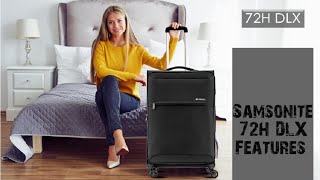 Samsonite 72H DLX Features  Lightest Soft Bag  First time Weight Mention In a Bag [upl. by Rundgren117]