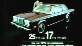 1980 Chrysler LeBaron Salon Commercial with Actor Joe Santos [upl. by Janice]