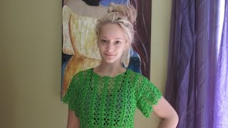 Crochet Blusa De Verano Lima  con Ruby Stedman [upl. by Lletniuq]