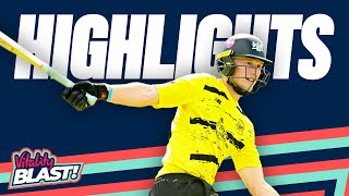 Last Ball Thriller  Somerset v Gloucestershire  Highlights  Vitality Blast 2024 [upl. by Lawan]