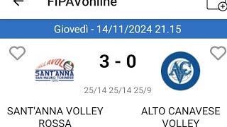 141124 U17M SantAnna  Alto Canavese Volley [upl. by Aridnere]