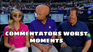 GYMNASTICS COMMENTATORS WORST MOMENTS [upl. by Oflodor]