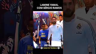 Lamine Yamal com Sérgio Ramos [upl. by Felicdad]