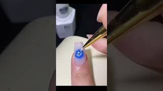 Blooming gel design 😍gorgeousnailartdesignandideas2021 nails bloominggel naildesigns fypシ゚viral [upl. by Ziegler]