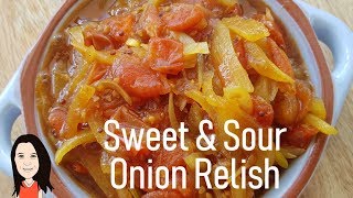 Tomato Onion Relish  You Wont Believe How Easy amp Tasty This Is [upl. by Namruht]