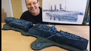 Building a Model of SS Burdigala ex Schnelldampfer Kaiser Friedrich [upl. by Kiley31]