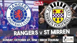 Rangers v St Mirren TV and live stream details plus team news for Premiership match at Ibrox [upl. by Drarrej]