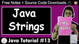 Java Tutorial Introduction to Strings [upl. by Annahtur436]