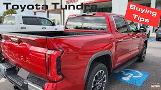 Toyota Tundra Buying Tips [upl. by Orimlede518]