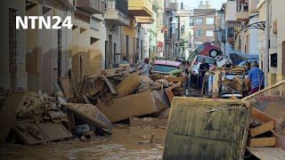 Sigue en aumento el número de muertos por inundaciones históricas en el sureste de España [upl. by Ralina]