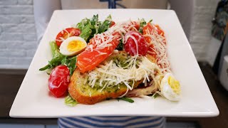 Салат quotЦЕЗАРЬquot вкуснее чем в ресторане Самый ВКУСНЫЙ рецепт Salad quot CAESARquot [upl. by Leagiba]