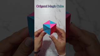 Origami Magic Cube Quick Tutorial [upl. by Auqenet692]