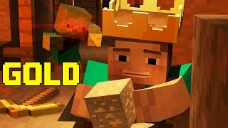 ♫quotGoldquot An Animated Minecraft Parody Song of Rude by Magic Music Video [upl. by Siroval]