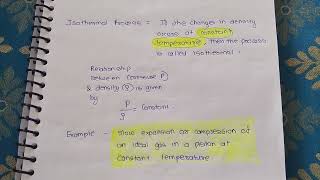 Isothermal Process Relationship between pressure and density [upl. by Klecka]