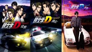 Initial D Legend Movies All Songs Mix [upl. by Barren]