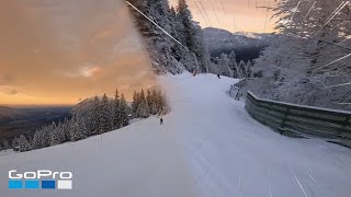 GarmischClassic Skiresort  FULL RUN  85 KPH  Bavarian Alps 2022 [upl. by Nwahsek775]