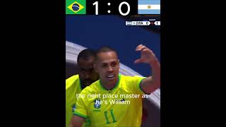 Brazil vs Argentina ⚽  FIFA Futsal World Cup 2024 Final  Epic Highlights shorts [upl. by Tarkany]