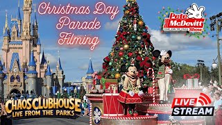 Disney World Christmas Day Parade Filming [upl. by Tillion712]